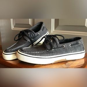 Sperry halyard 2 men’s blue boat shoes  8.5